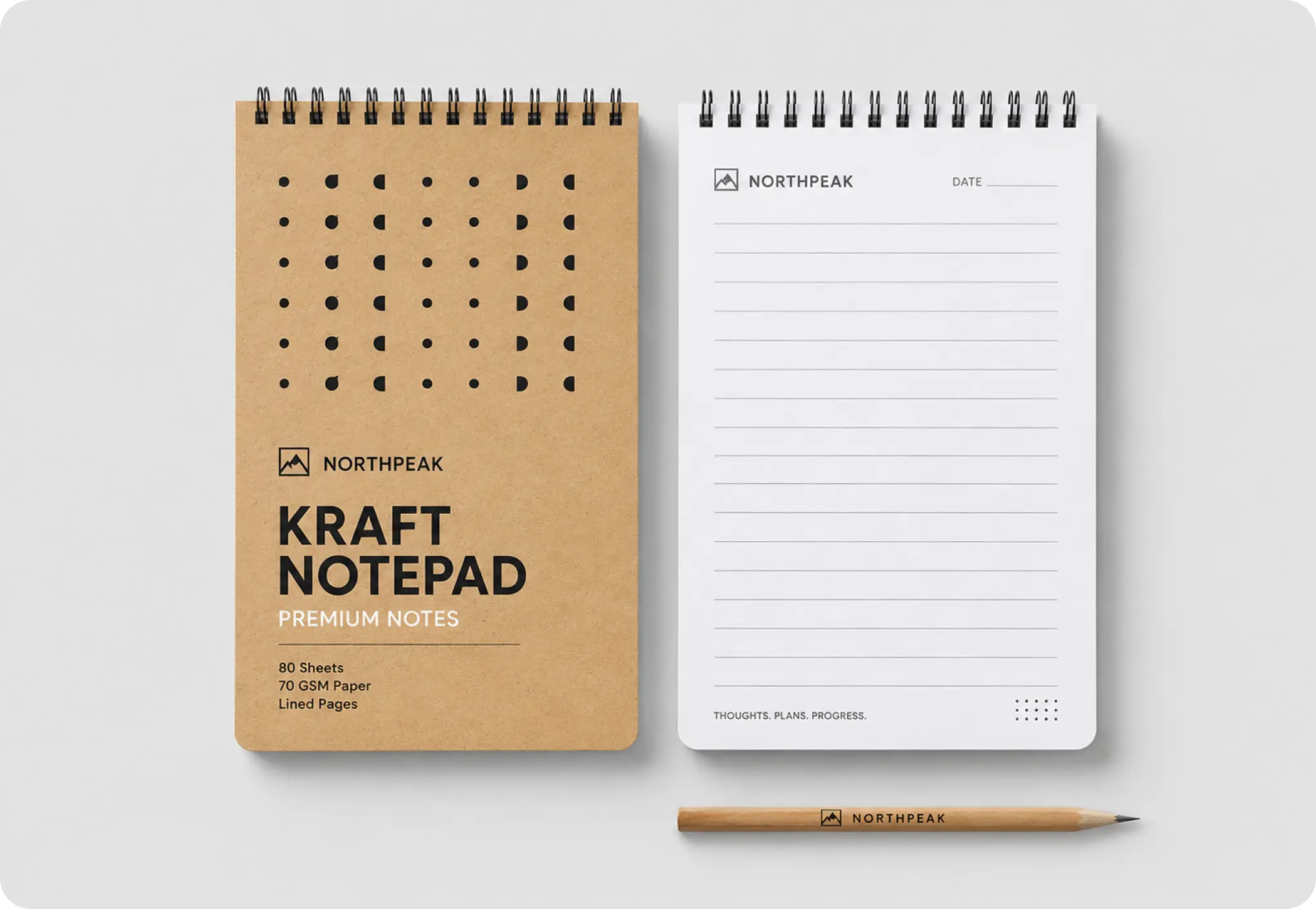 Notepads 60LB Uncoated (50 pages)