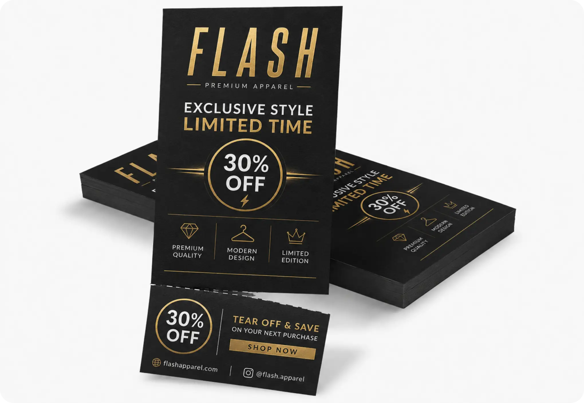 Tear Cards 14PT + Matte Finish