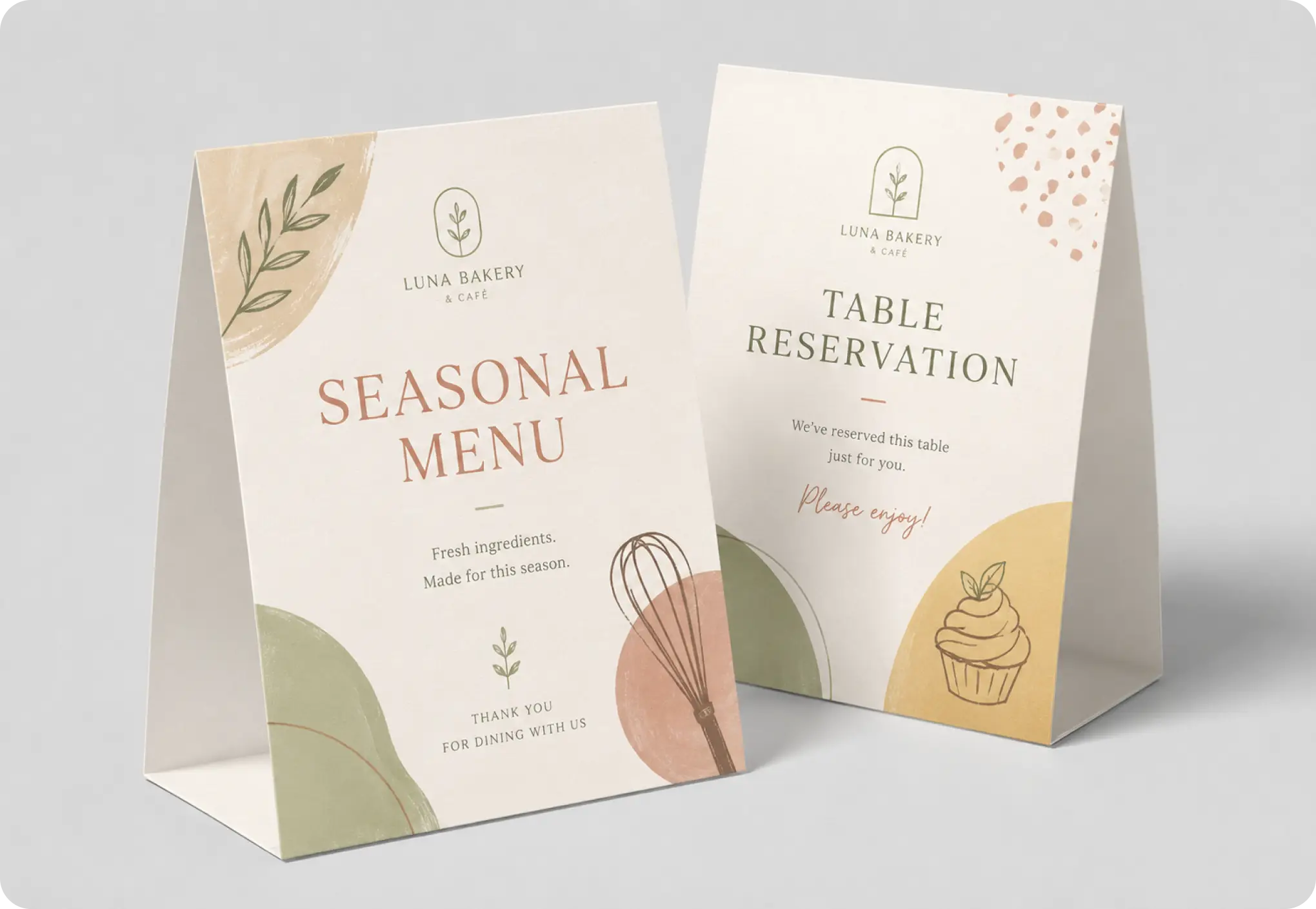 Tent Cards 14PT + Matte Finish